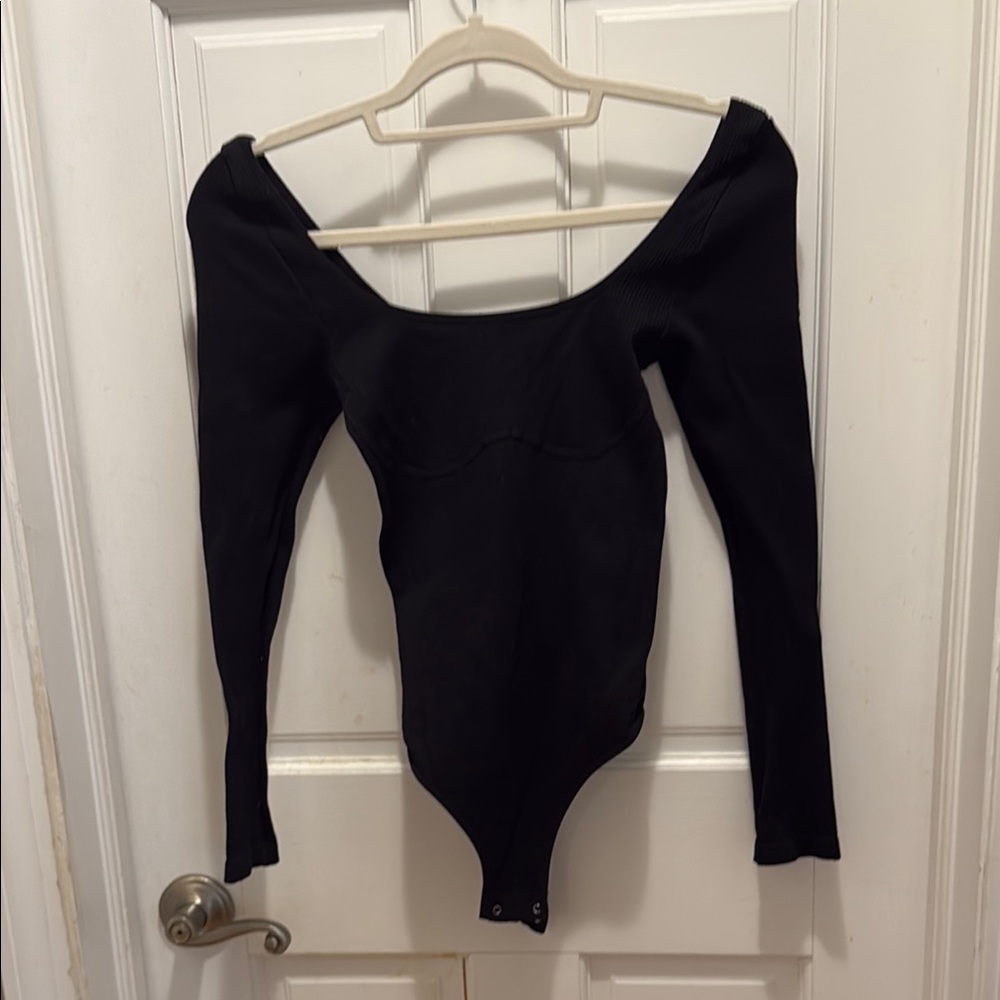 Black Long Sleeve Bodysuit